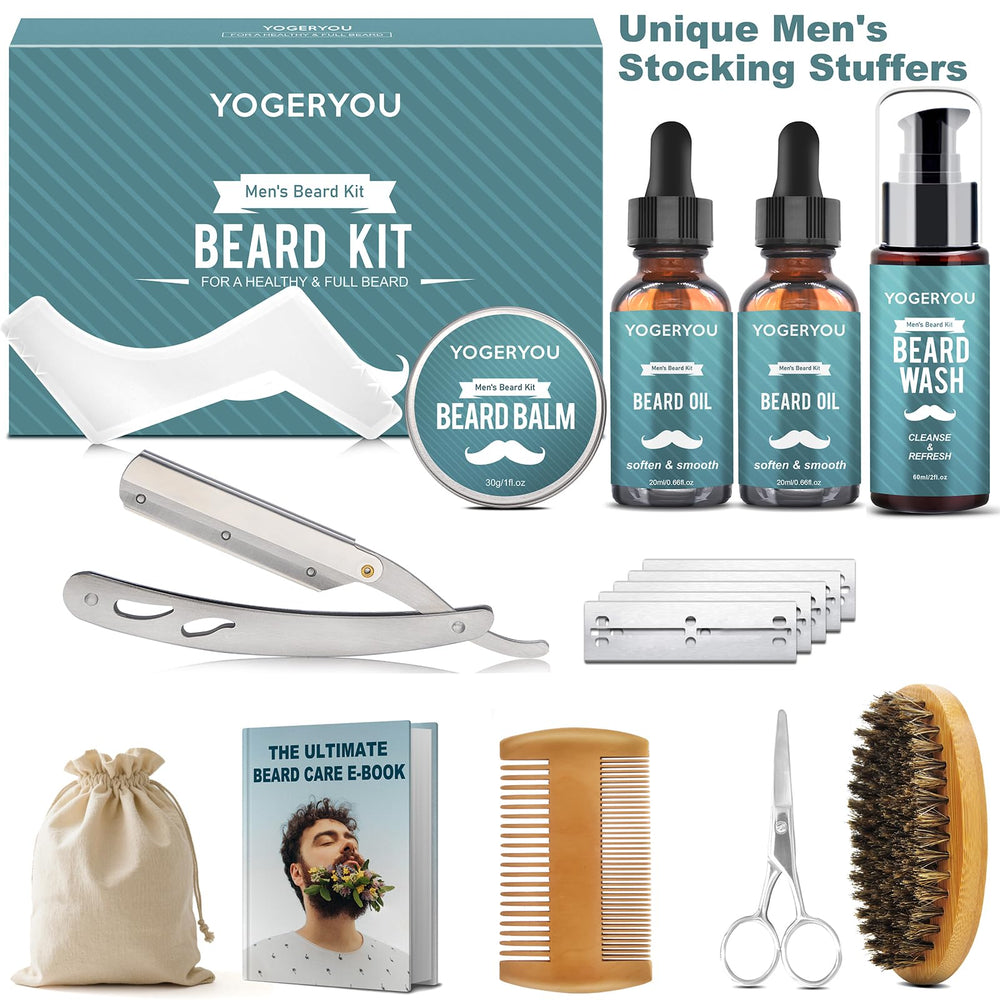 YogerYou beard scissors provide precise trimming for clean lines and better shaping
