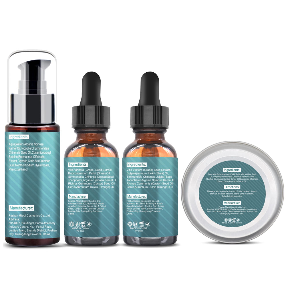 YogerYou beard wash bottle cleanses while preserving essential oils for a healthy beard