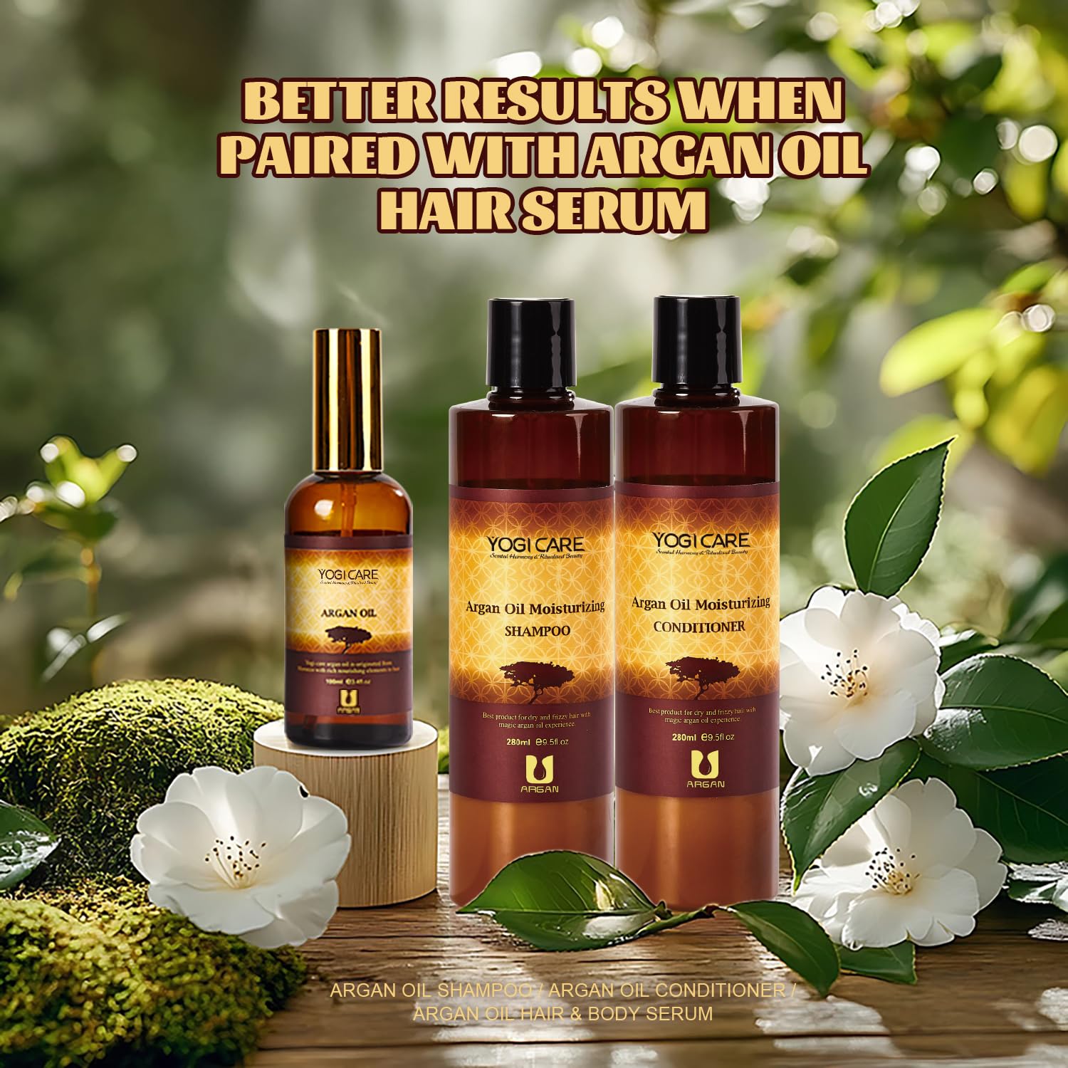 YOGI CARE natural fragrance from plant sources adds a refreshing scent.