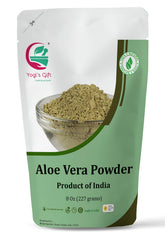 Yogi’s Gift Aloe Vera Powder packaging for easy storage