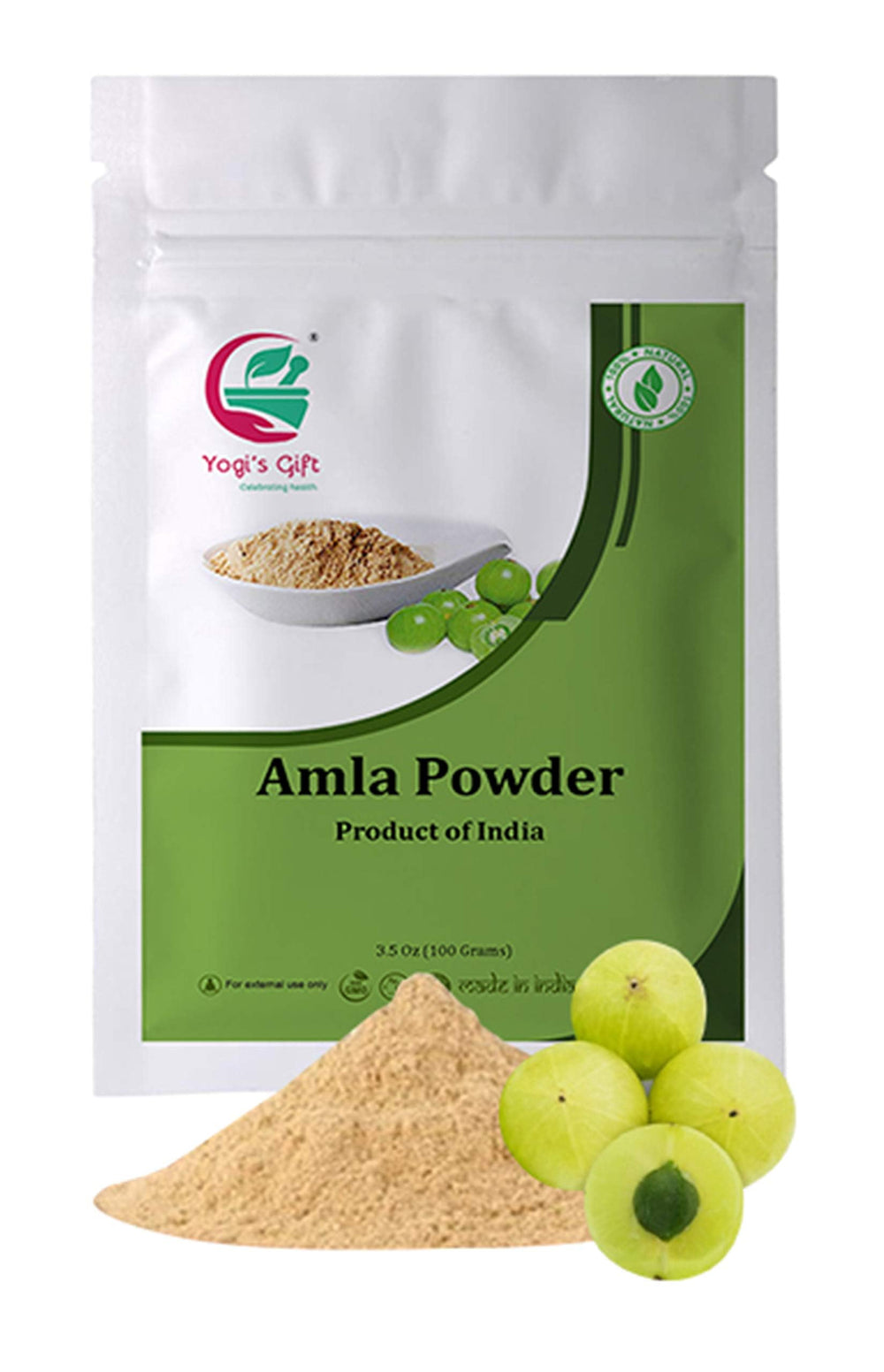 YOGI’S GIFT Brahmi powder nourishes scalp care and supports healthy roots