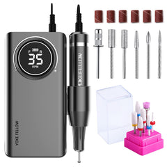 YOKE FELLOW rechargeable nail drill delivers fast 35000rpm performance for manicures.