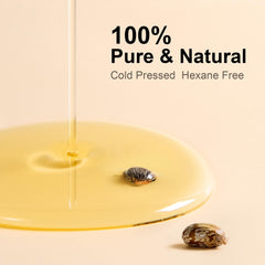 Yoken castor oil has a thick, viscous texture for deep hydration