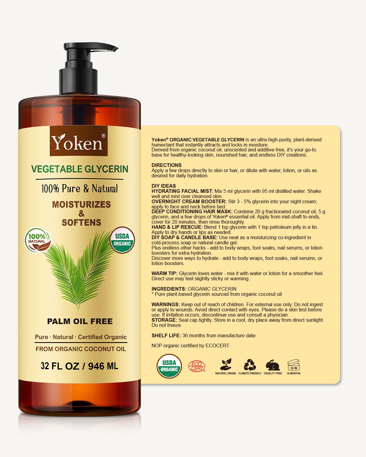 Yoken glycerin for crafts moisture restoration of paints and inks