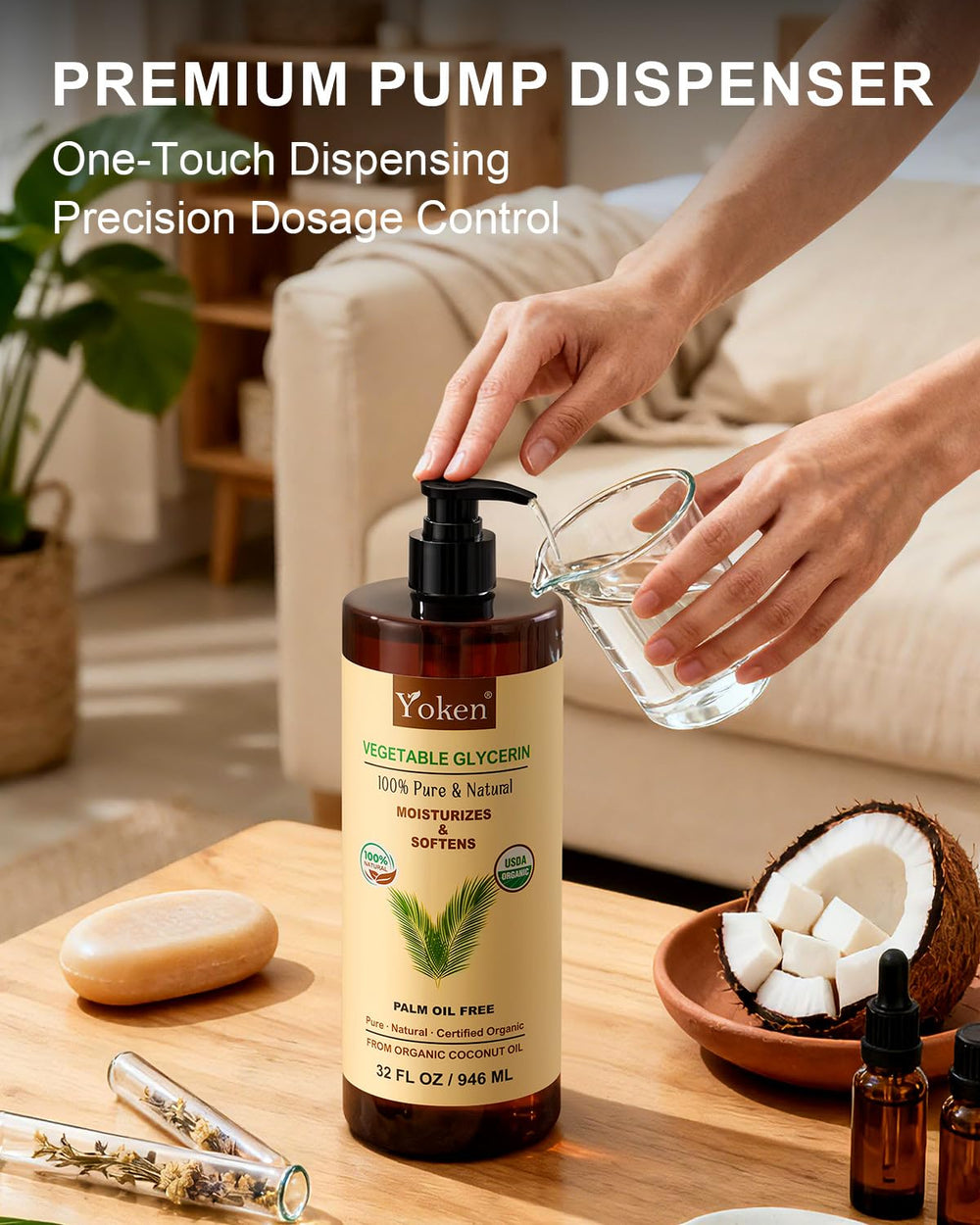 Yoken glycerin odorless and colorless base for blends