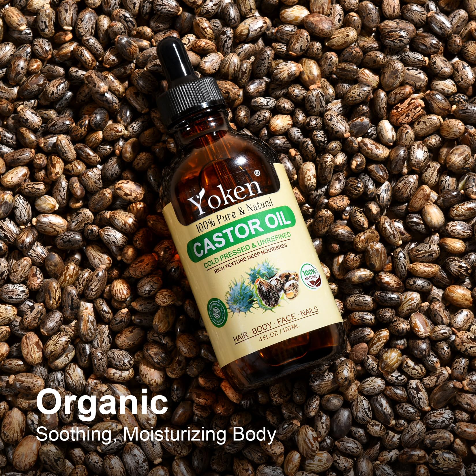 Yoken hexane-free castor oil ensures purity