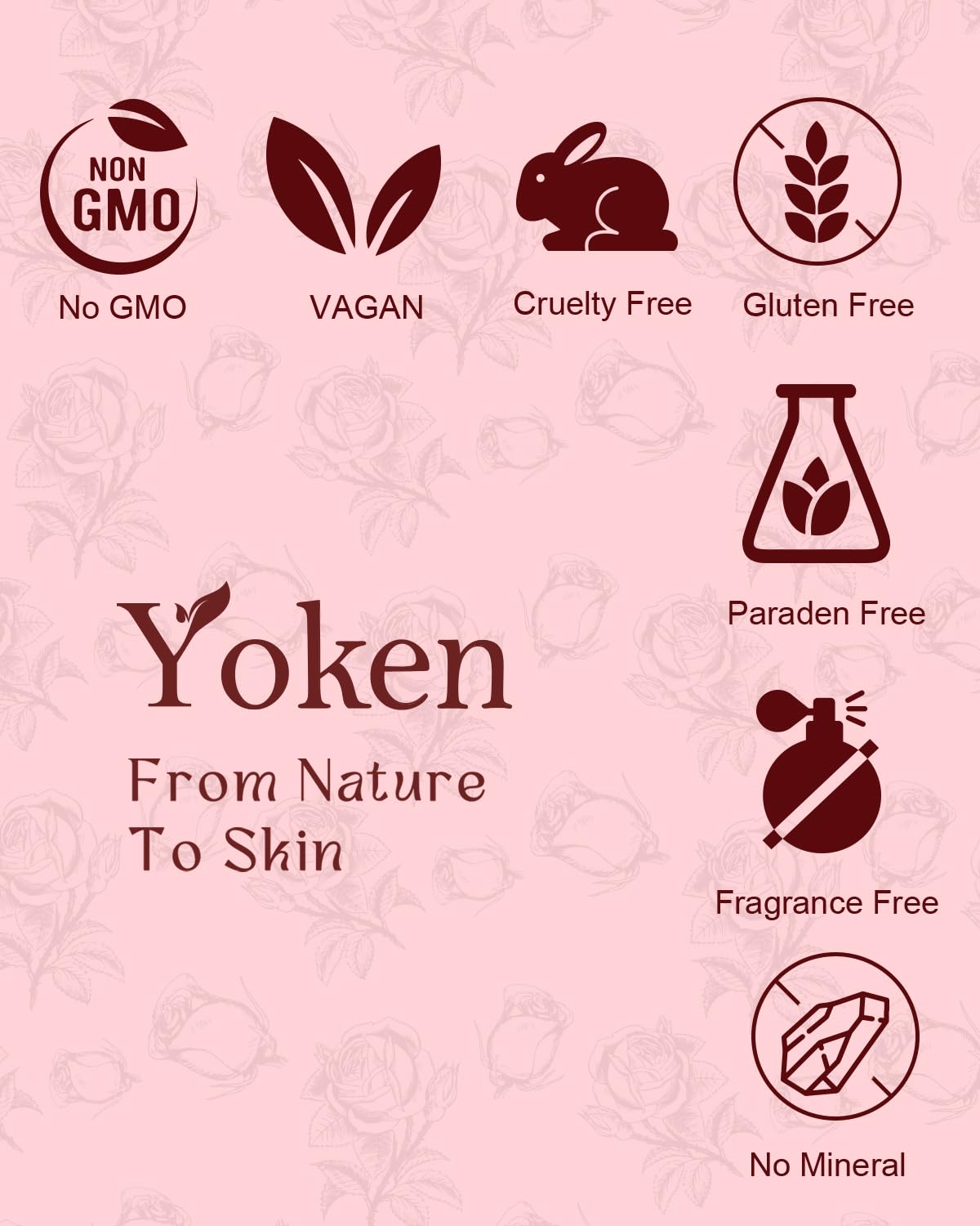 Yoken post-shower application on skin and nails