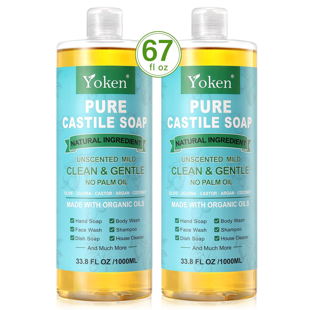 Cruelty-free vegan label on Yoken Castile Soap signals plant-based care.