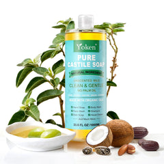 Yoken Castile Soap for dishes delivers gentle, effective cleaning.