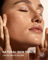 Pouring preview of Yoken Rose Water Toner for easy daily use.