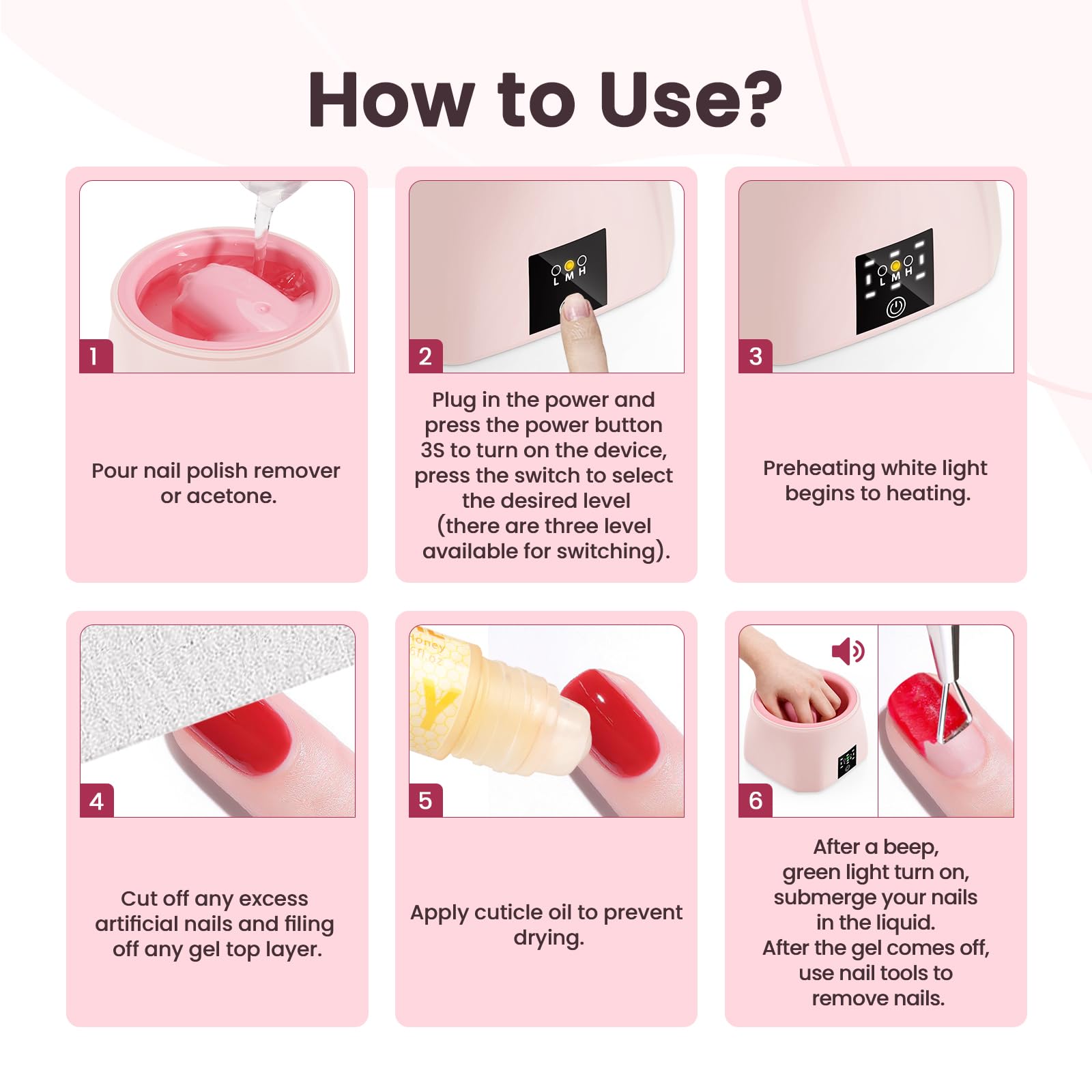 Yokilly auto-shutdown feature enhances safety during nail care.