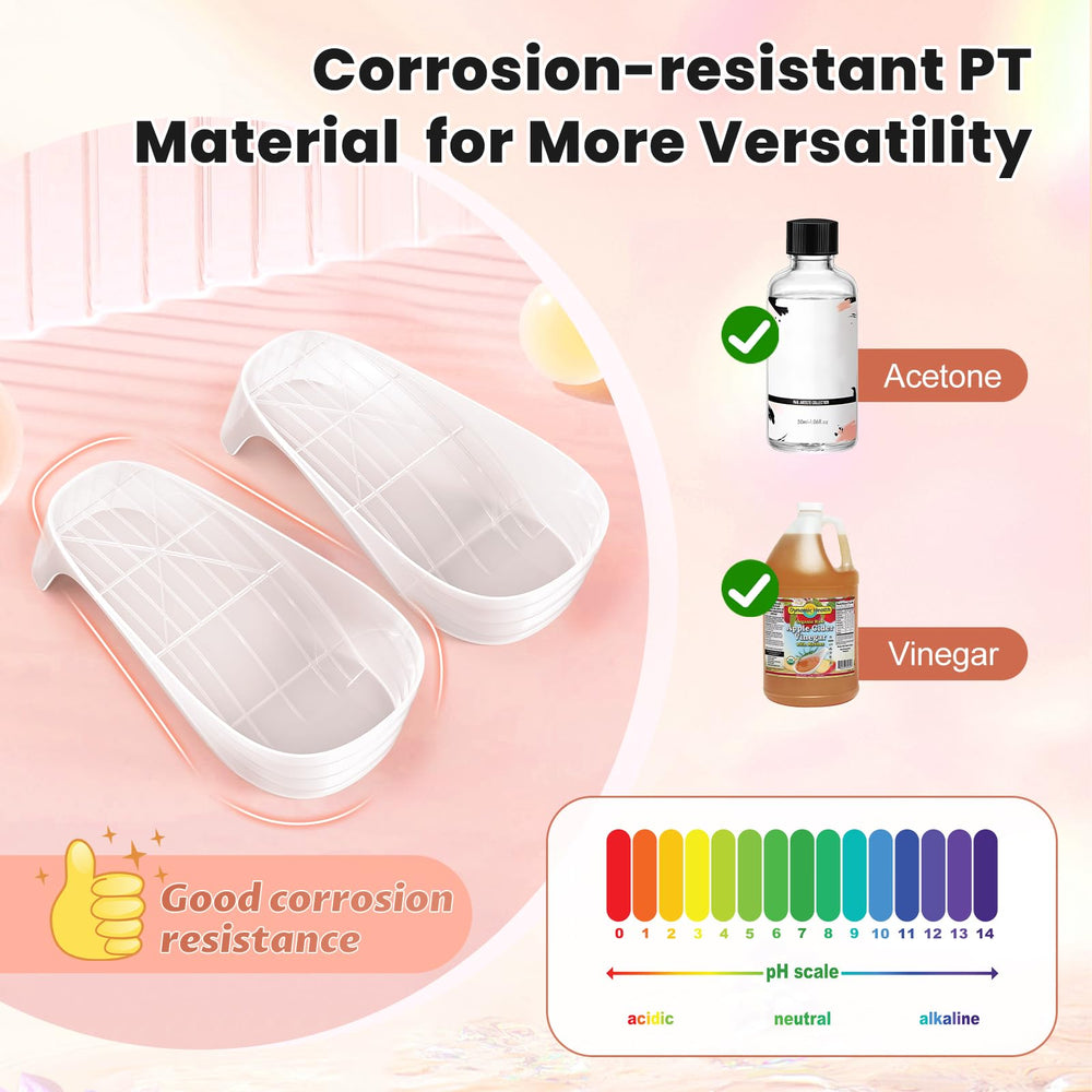 Yokilly durable bowl withstanding acetone and vinegar for DIY nail care