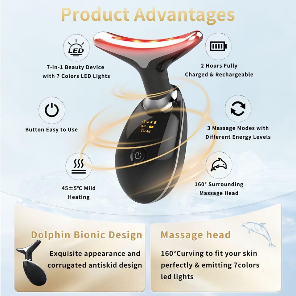 Yolopim face massager in dolphin design ready for a relaxing beauty routine