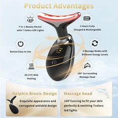 Yolopim face massager in dolphin design ready for a relaxing beauty routine
