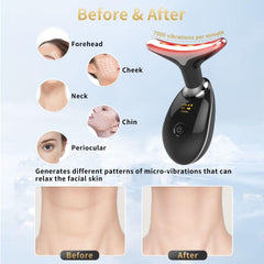 Yolopim LED light panel with 113°F heat mode displayed for skin comfort