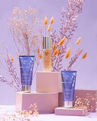 Yon-Ka Advanced Optimizer Serum being applied for a firmer, hydrated complexion.