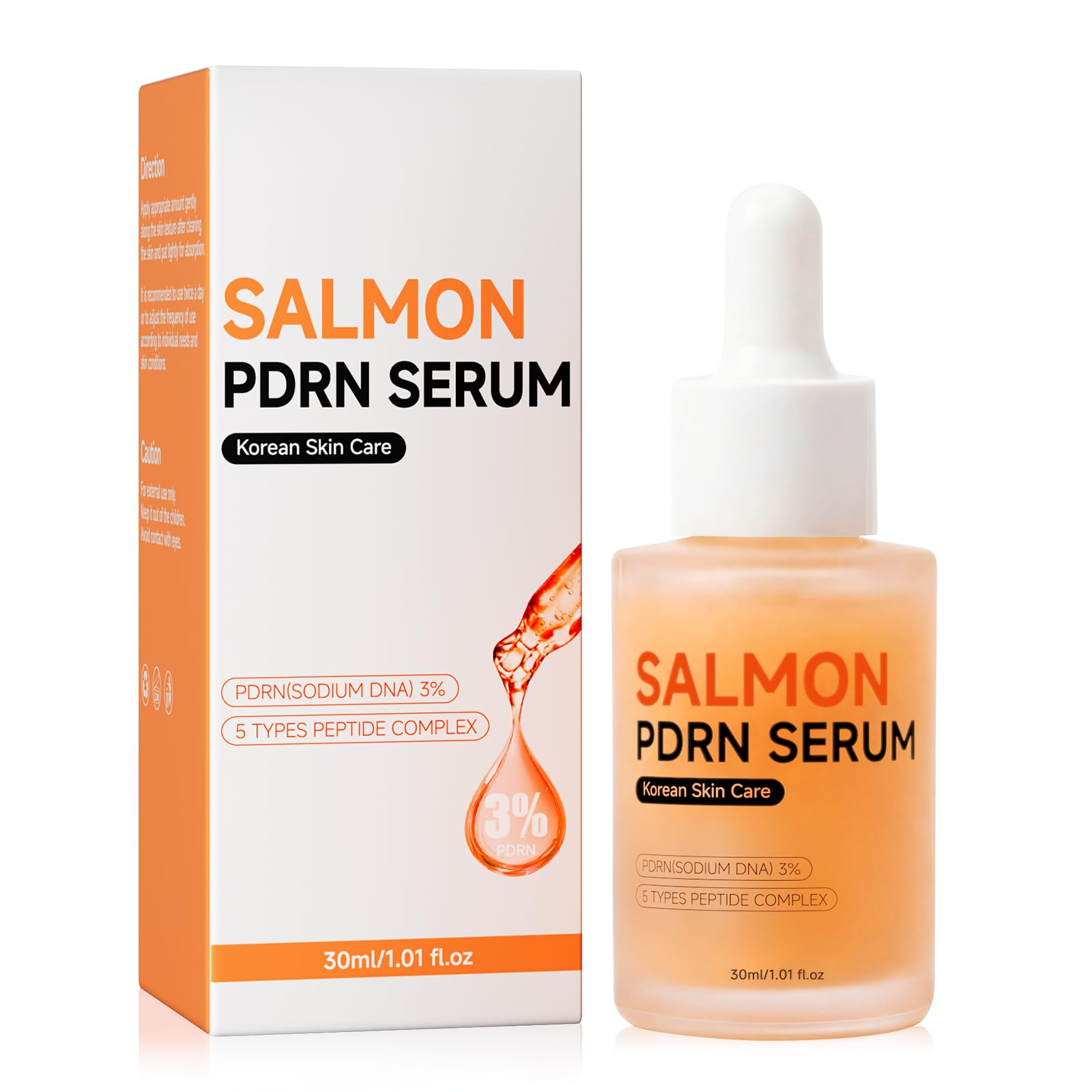Minimalist skincare setup with Yoneya Salmon DNA serum ready to use