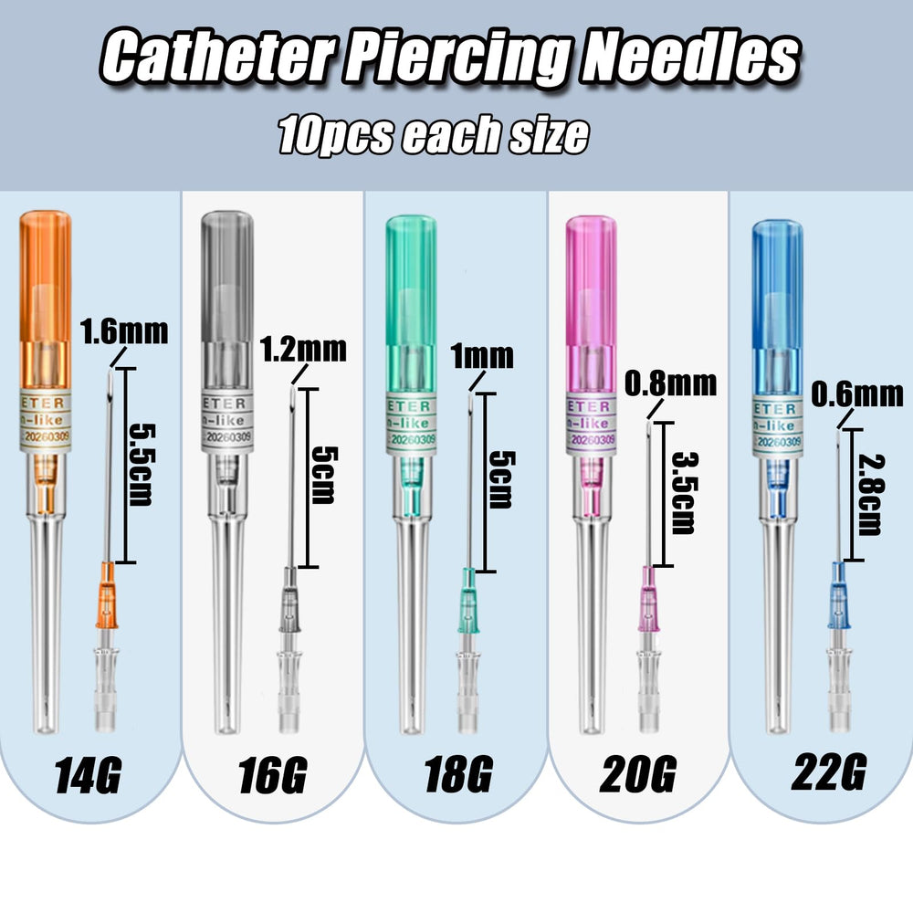 YONGDA catheter needle for belly piercing enables comfortable, accurate placement
