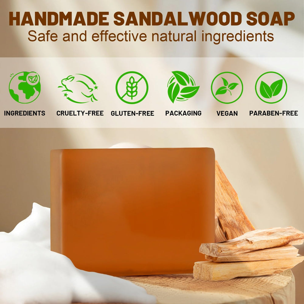 Handmade all-skin-types soap bar ready for everyday use.