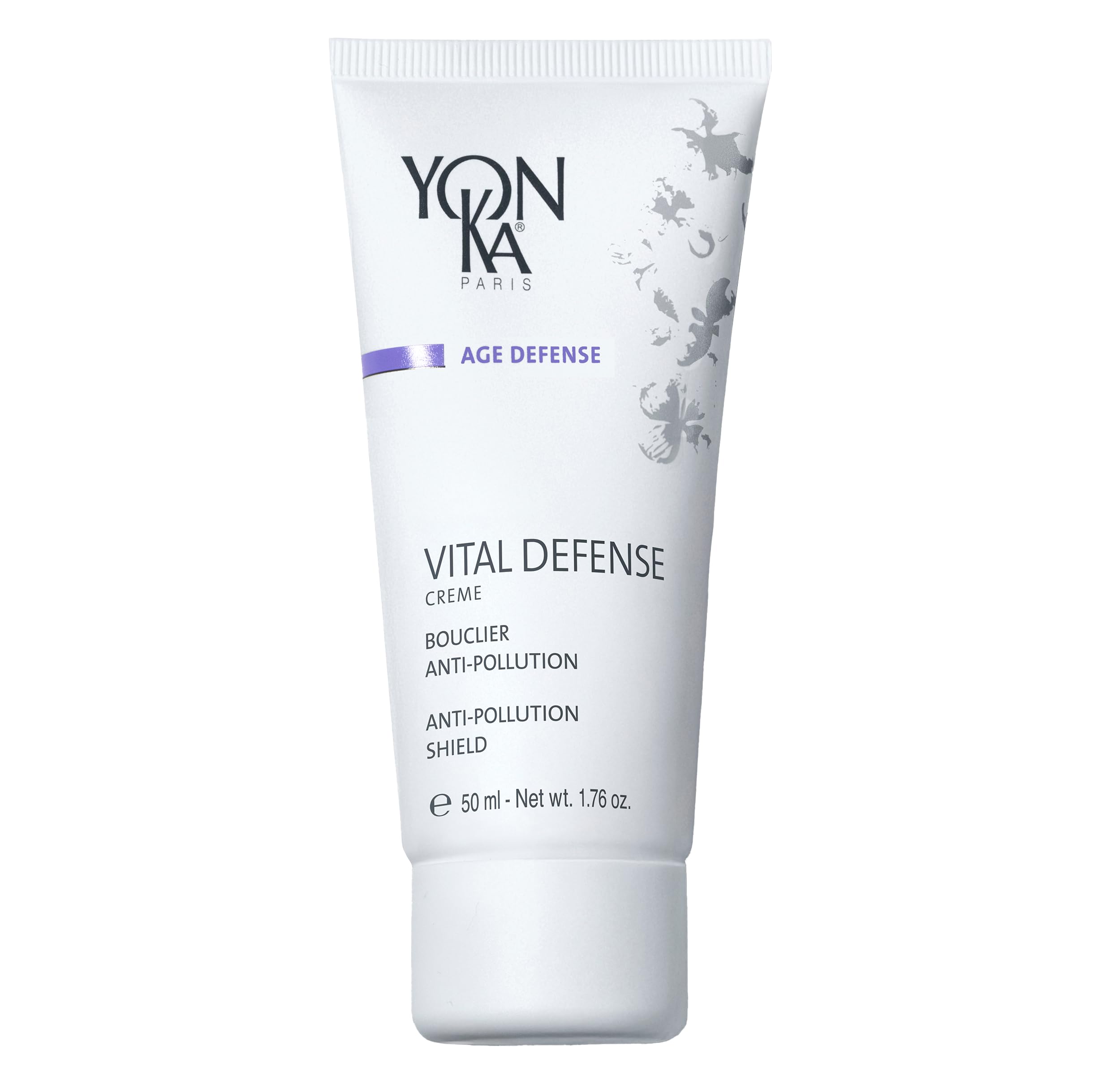 Yon-Ka Paris Age Defense Day Cream texture close-up showing light whipped formula for fast absorption.