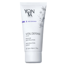 Yon-Ka Paris Age Defense Day Cream texture close-up showing light whipped formula for fast absorption.