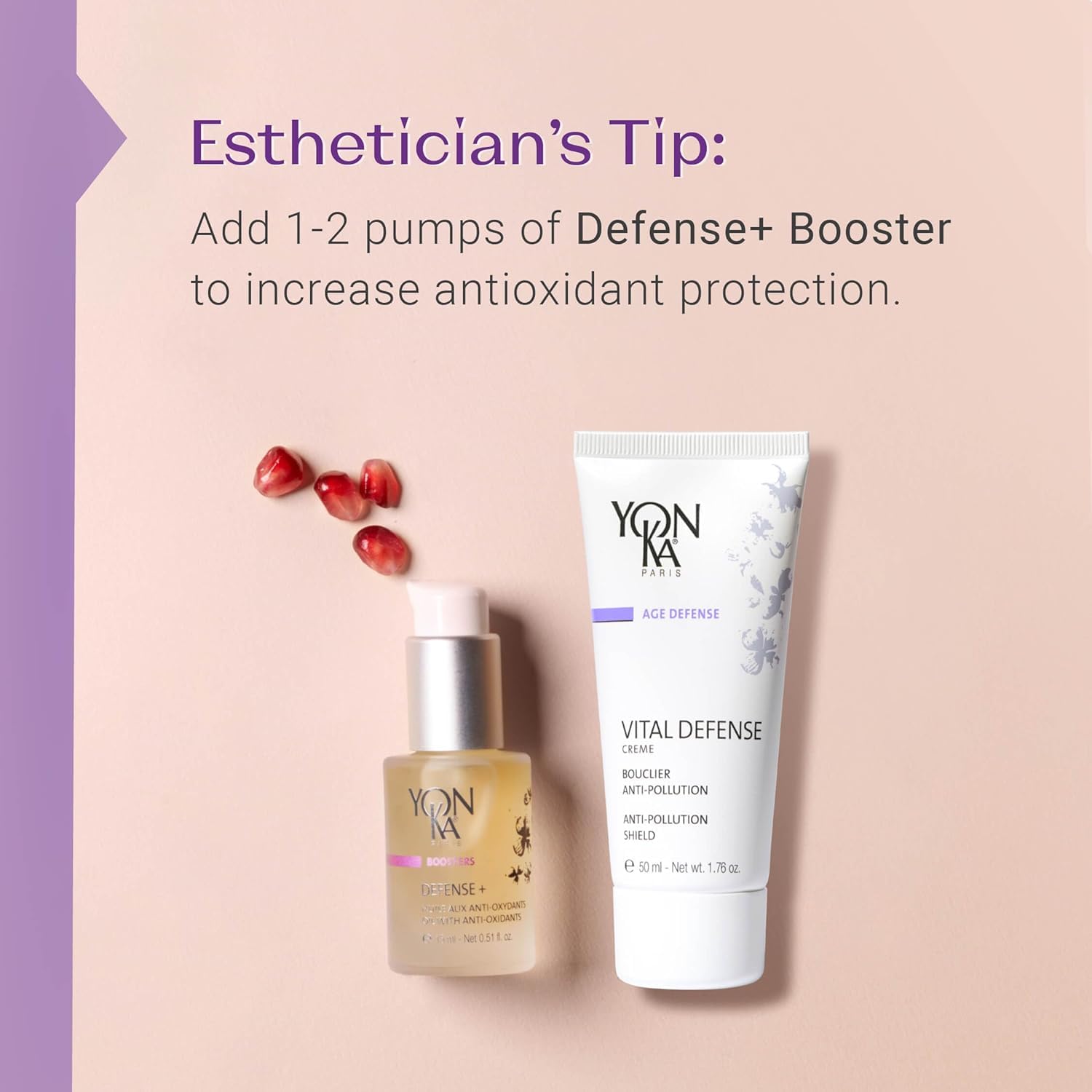 Yon-Ka Myrtle ingredient close-up highlighting plant-based antioxidant component.