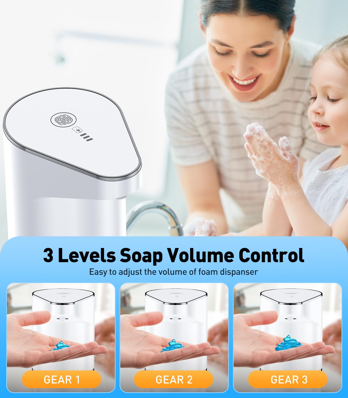YONVEXO IPX5 waterproof design resists humidity and splashes.