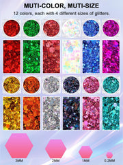 YOOVR face glitter application sponge enabling quick, mess-free use