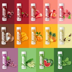 Yopela lip balm coconut flavor nourishes lips with moisture and sheen.