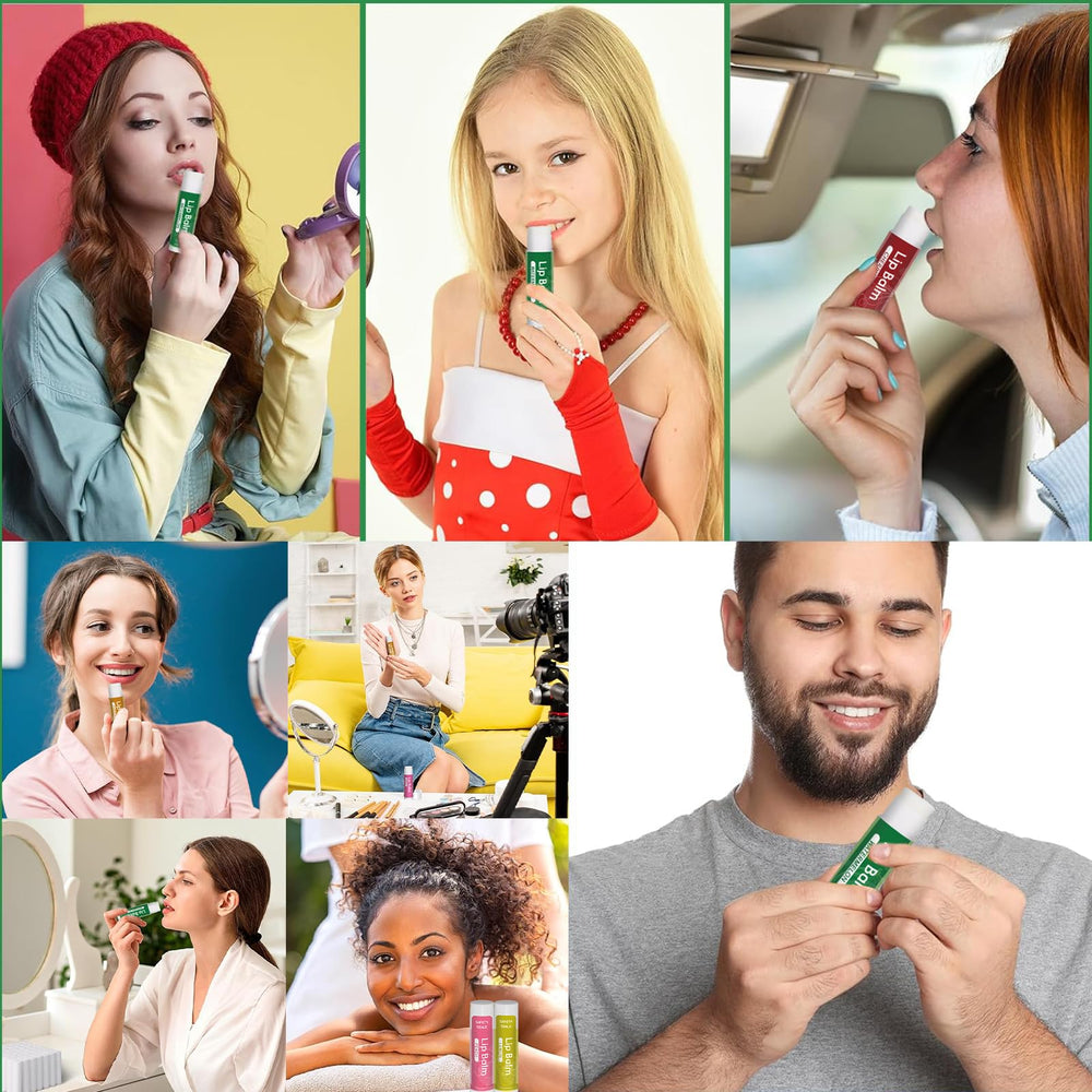 Yopela orange lip balm delivers sweet moisture and shine