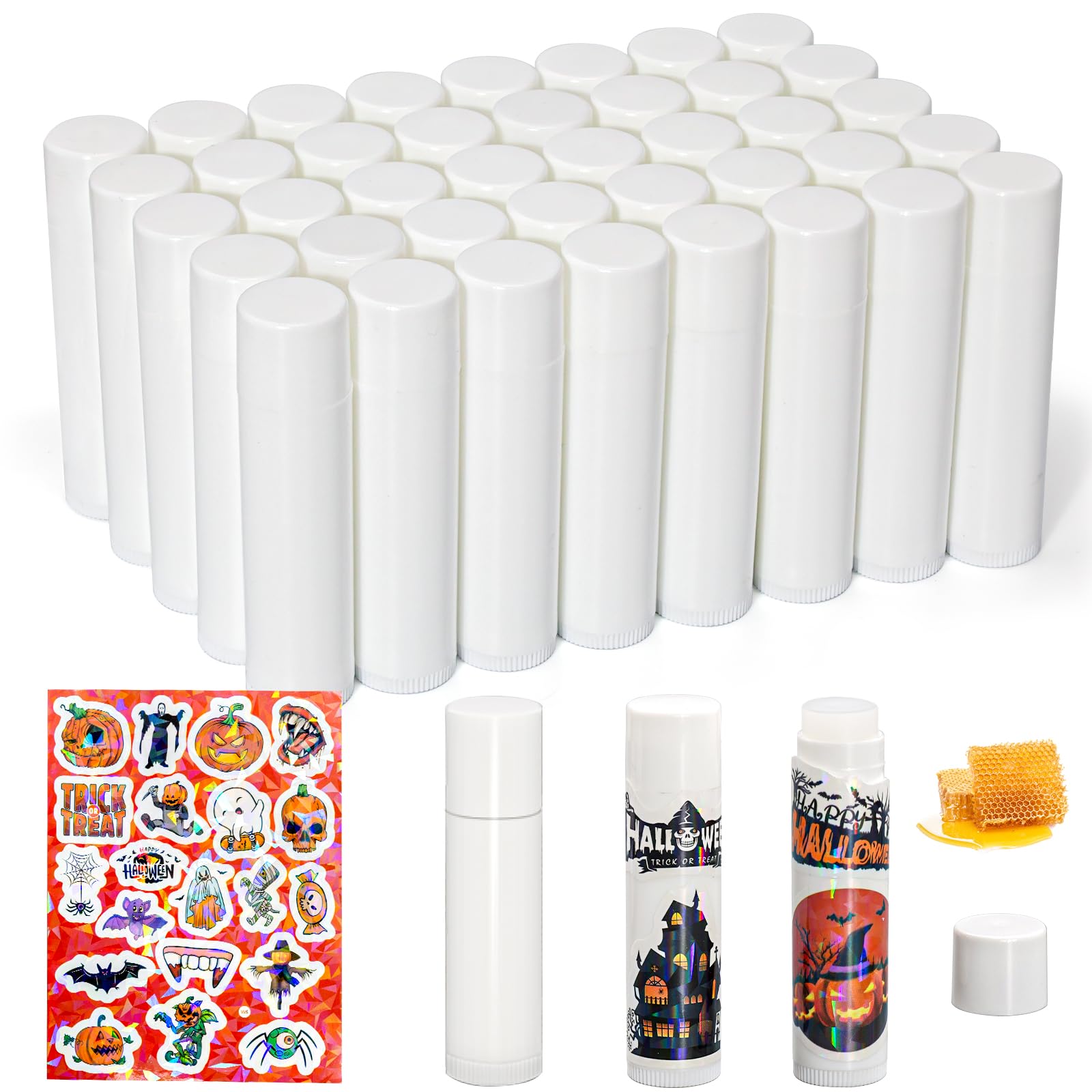 Yopela 40-pack natural lip balms bulk ready for party favors and gifts
