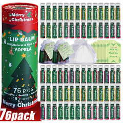 Yopela lip balm bulk packaging highlights festive presentation for gifting