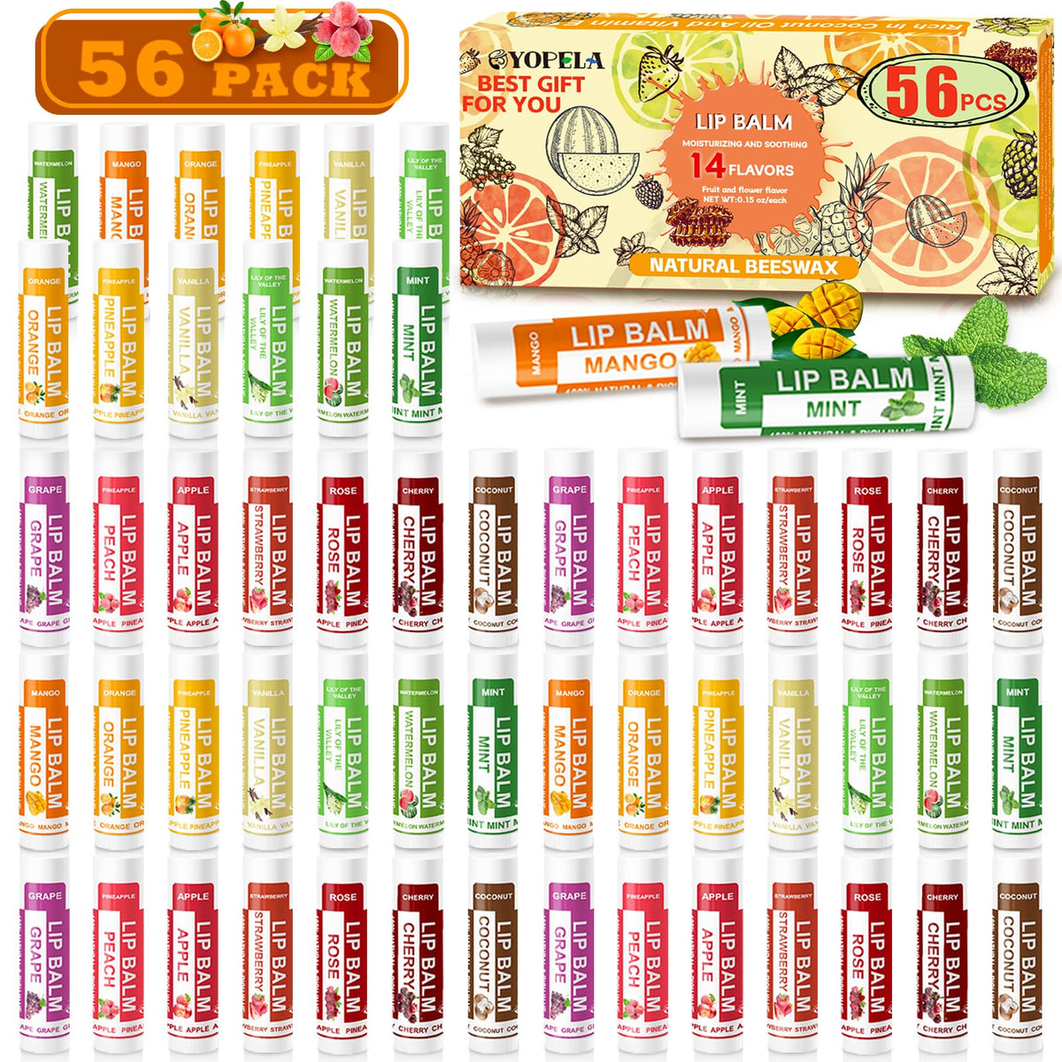 Yopela bulk lip balm packaging for bulk gifting and value