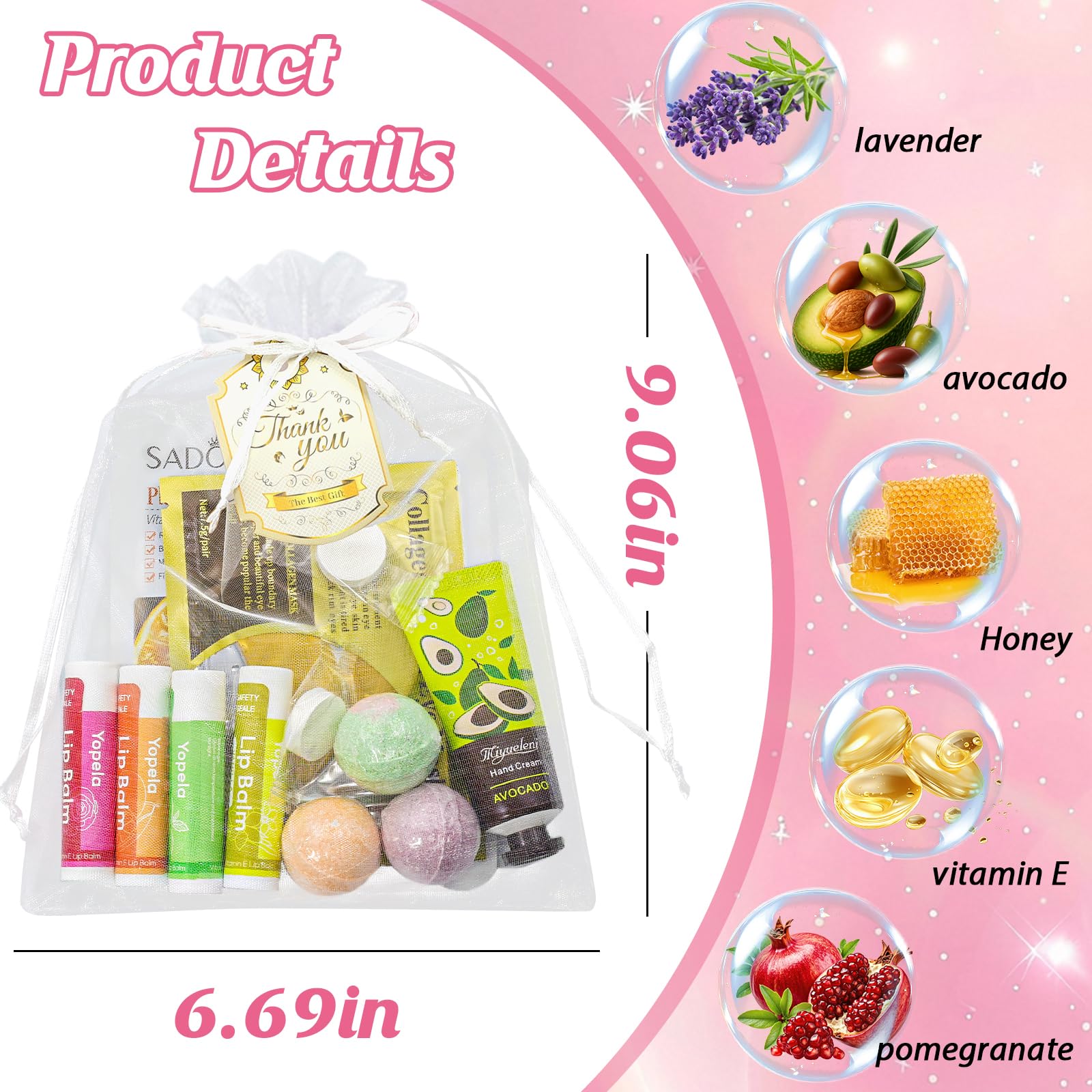 Yopela spa kit facial masks delivering gentle care for refreshed skin.