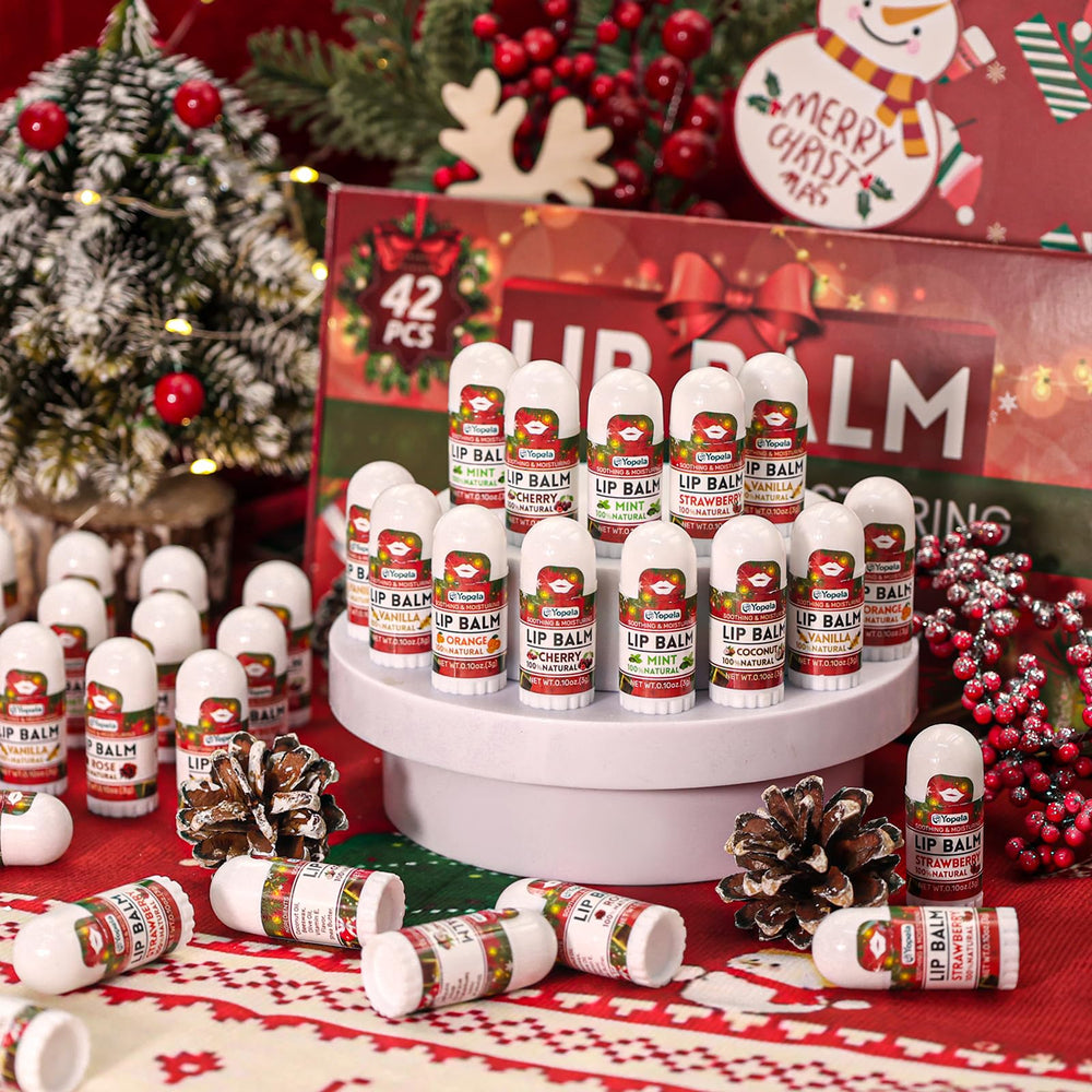 Yopela stocking stuffer lip balm set ready for gifting