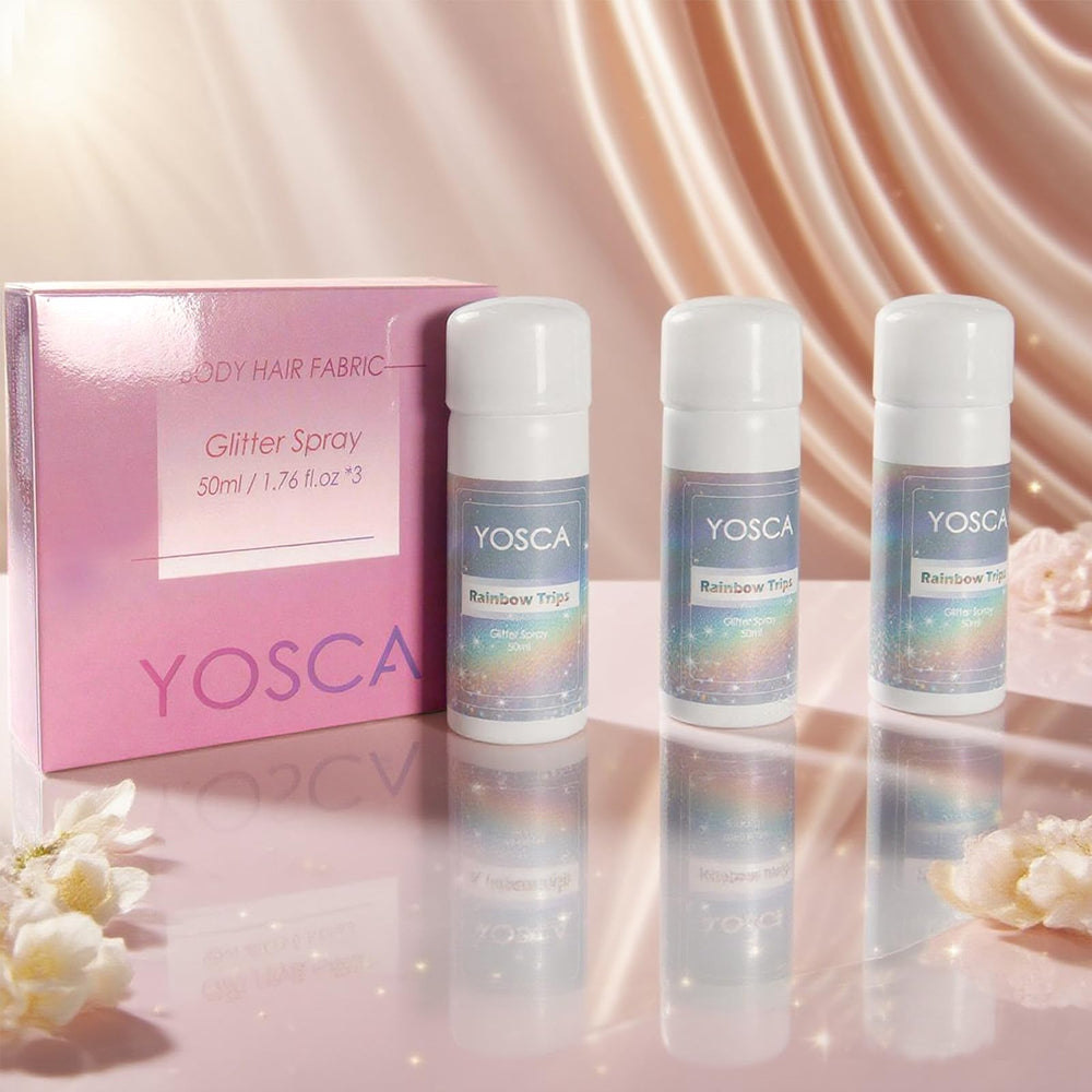Yosca packaging display suggests a ready-to-gift three-piece set.