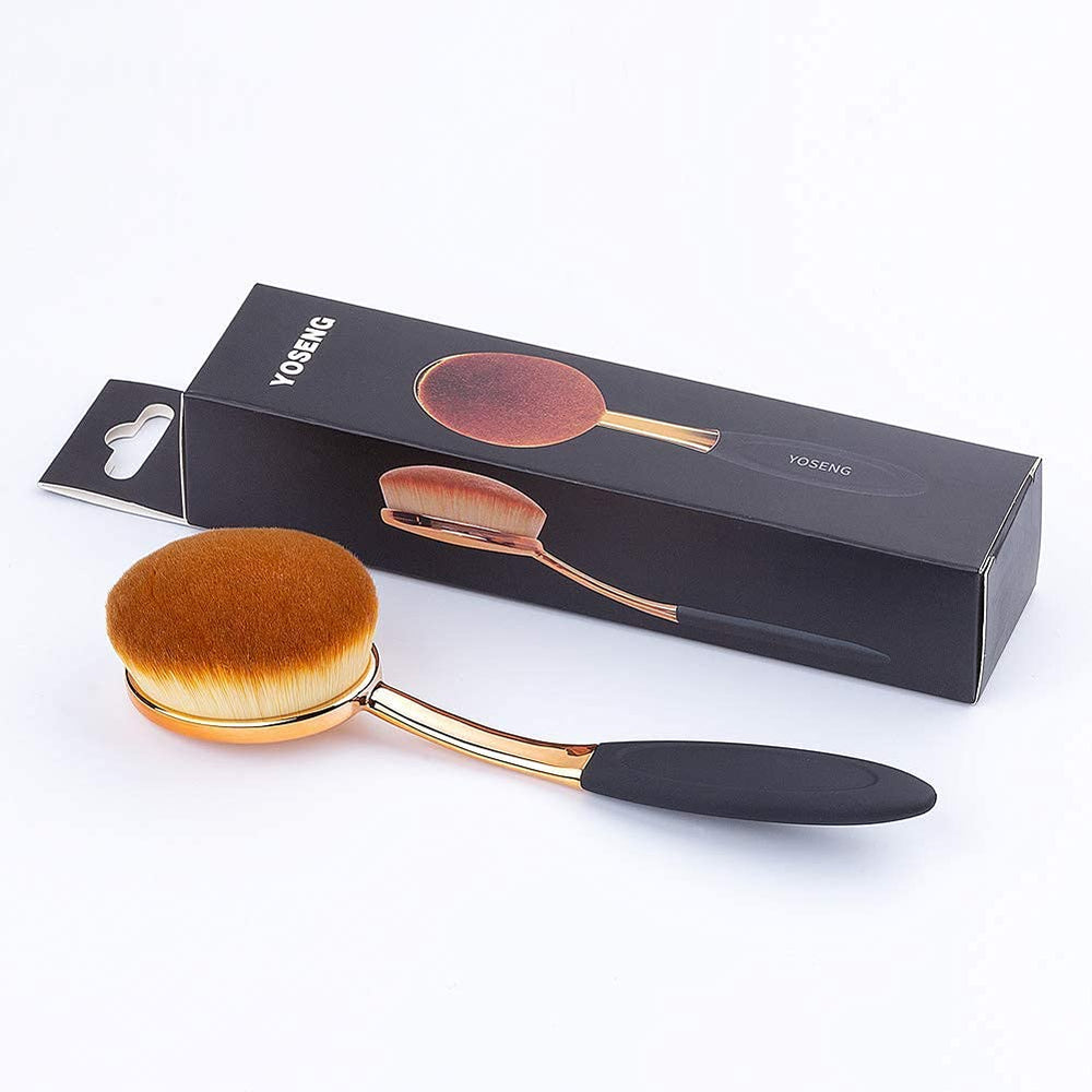 Yoseng soft synthetic hair brush feels gentle on skin for comfortable makeup days.