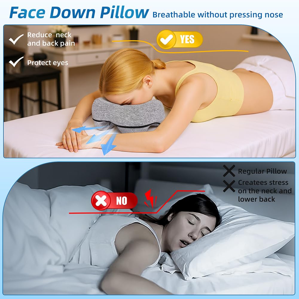 Yoshiko eye surgery pillow doubles as a versatile rest accessory.