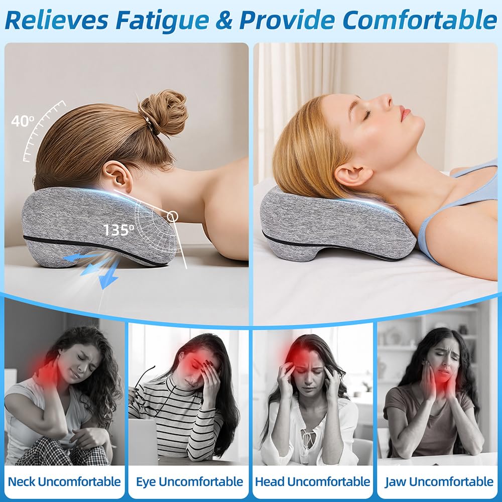 Yoshiko pillow with removable cover for easy cleaning and lasting comfort.