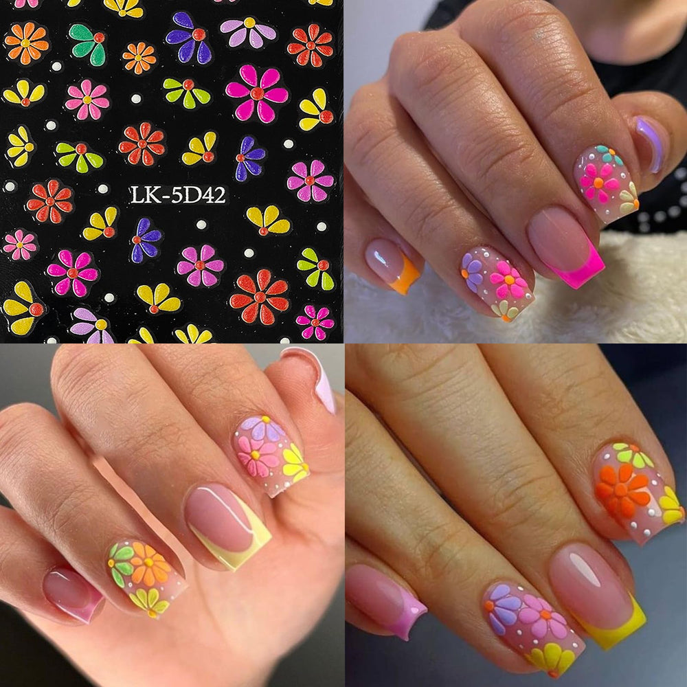 YOSOMMK nail decals with exquisite designs for salon-quality at-home DIY.