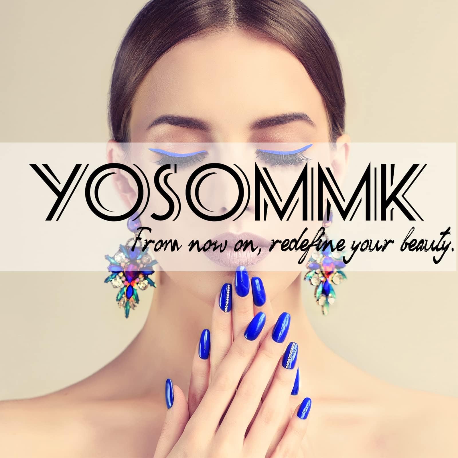 YOSOMMK 24-nail set with file helps complete at-home manicure.