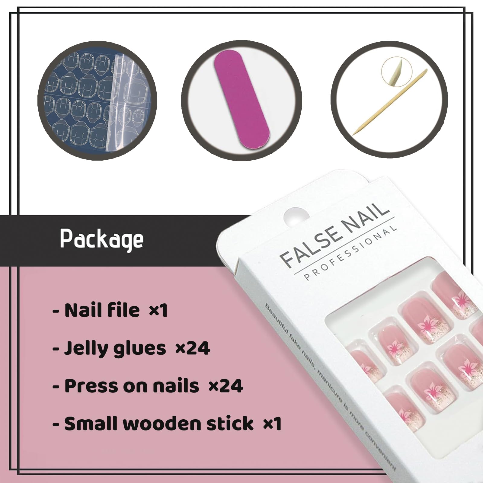 YOSOMMK jelly glue included enables quick application and gentle removal.