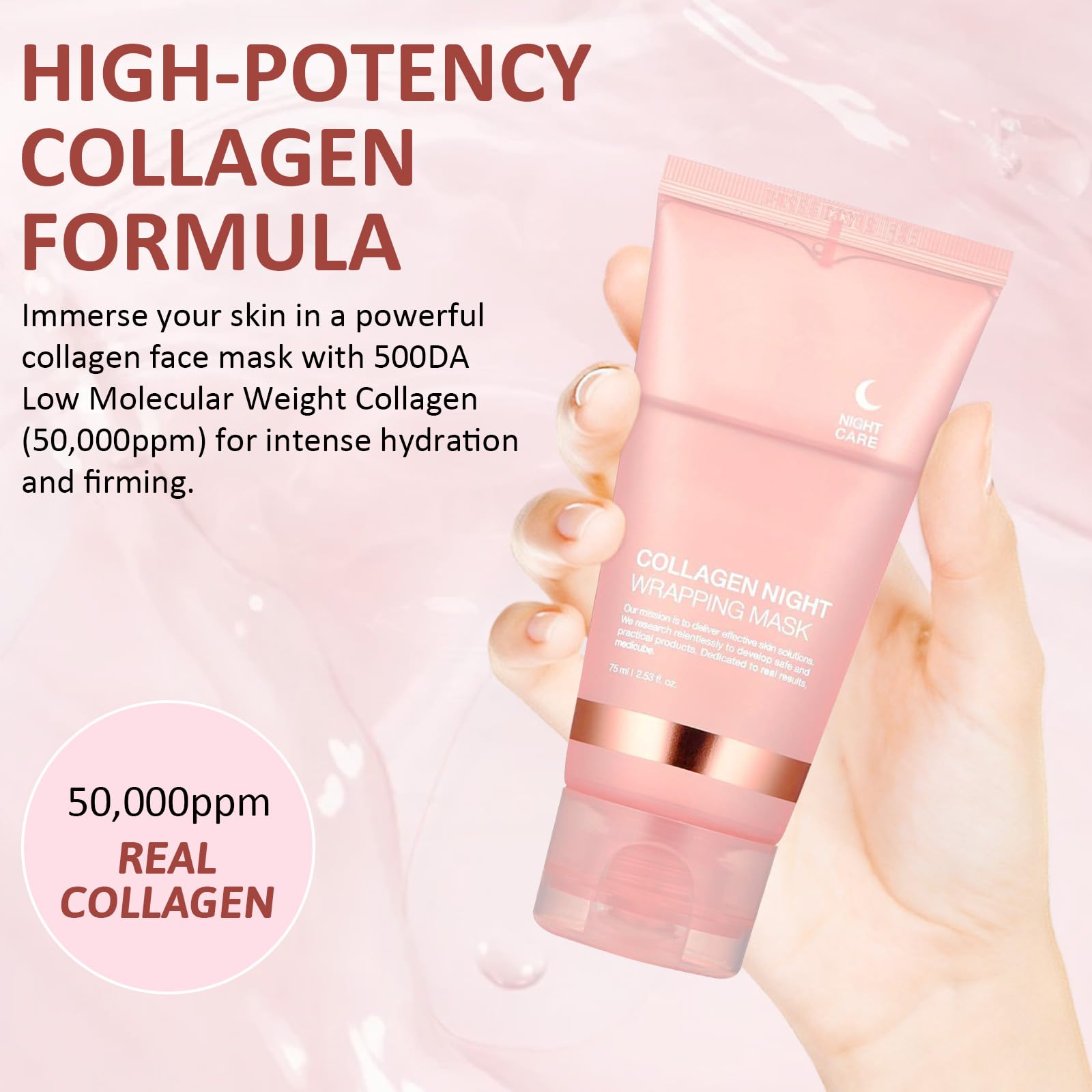 YOTOCK Collagen Night Wrapping Mask creamy texture ideal for spreading