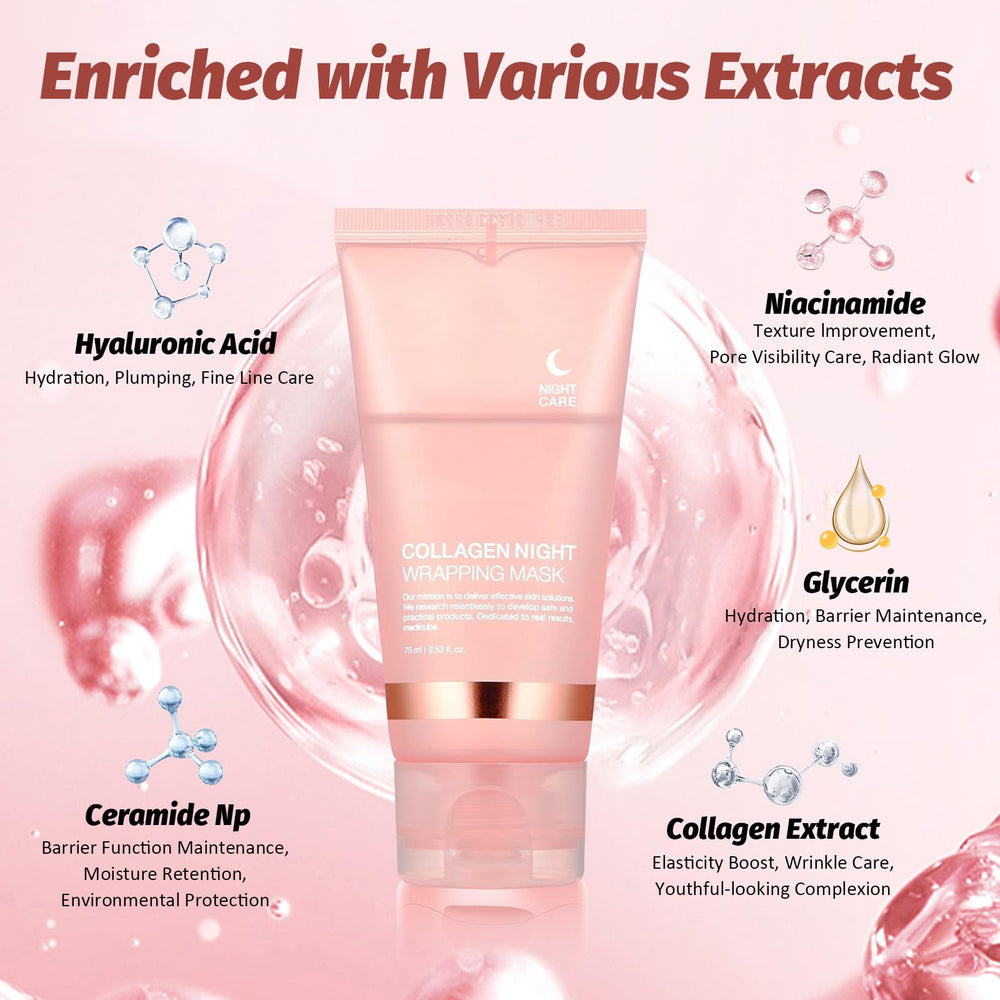 YOTOCK Collagen Night Wrapping Mask packaging signals quality care