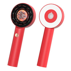YOTONGONSI 3-in-1 hair brush oil applicator showing even oil distribution for smooth styling