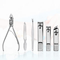 Yougai stainless steel manicure tools close-up for precise cuts