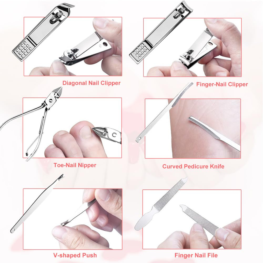 Yougai travel-friendly pedicure tools fit easily in bags or carry-ons.