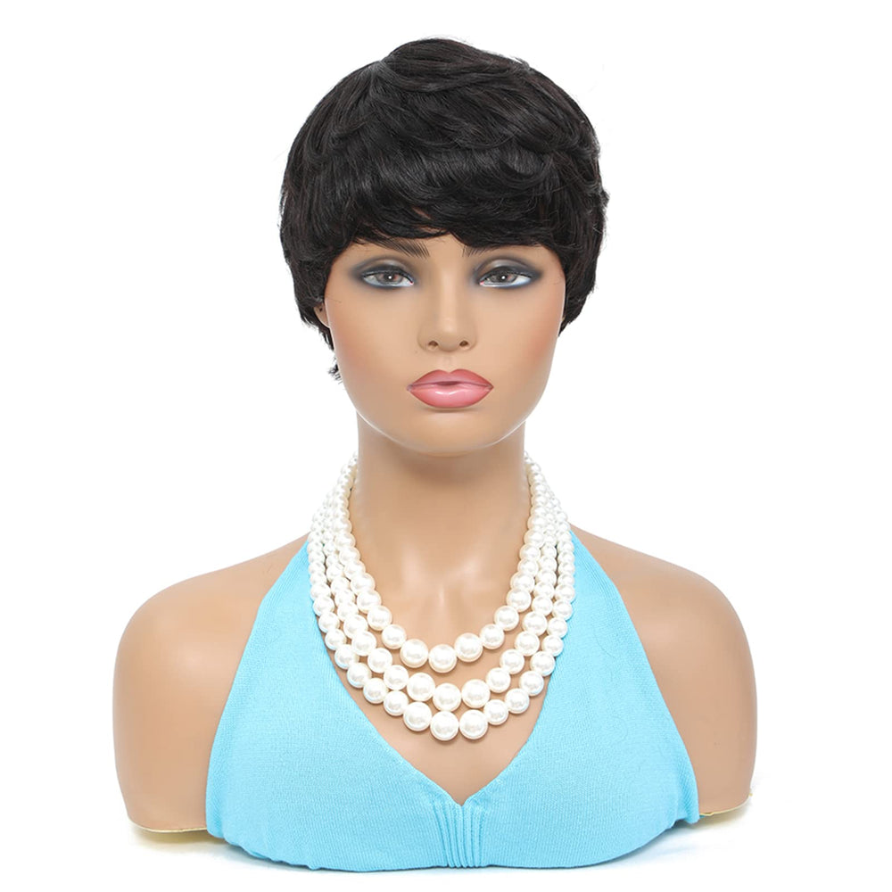 YOUKNOWIG natural-black wig with 22.5-inch cap offers versatile styling and fit.