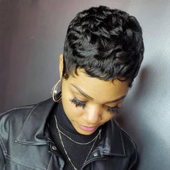YOUKNOWIG pixie-cut-straight wig offers natural texture for everyday wear.