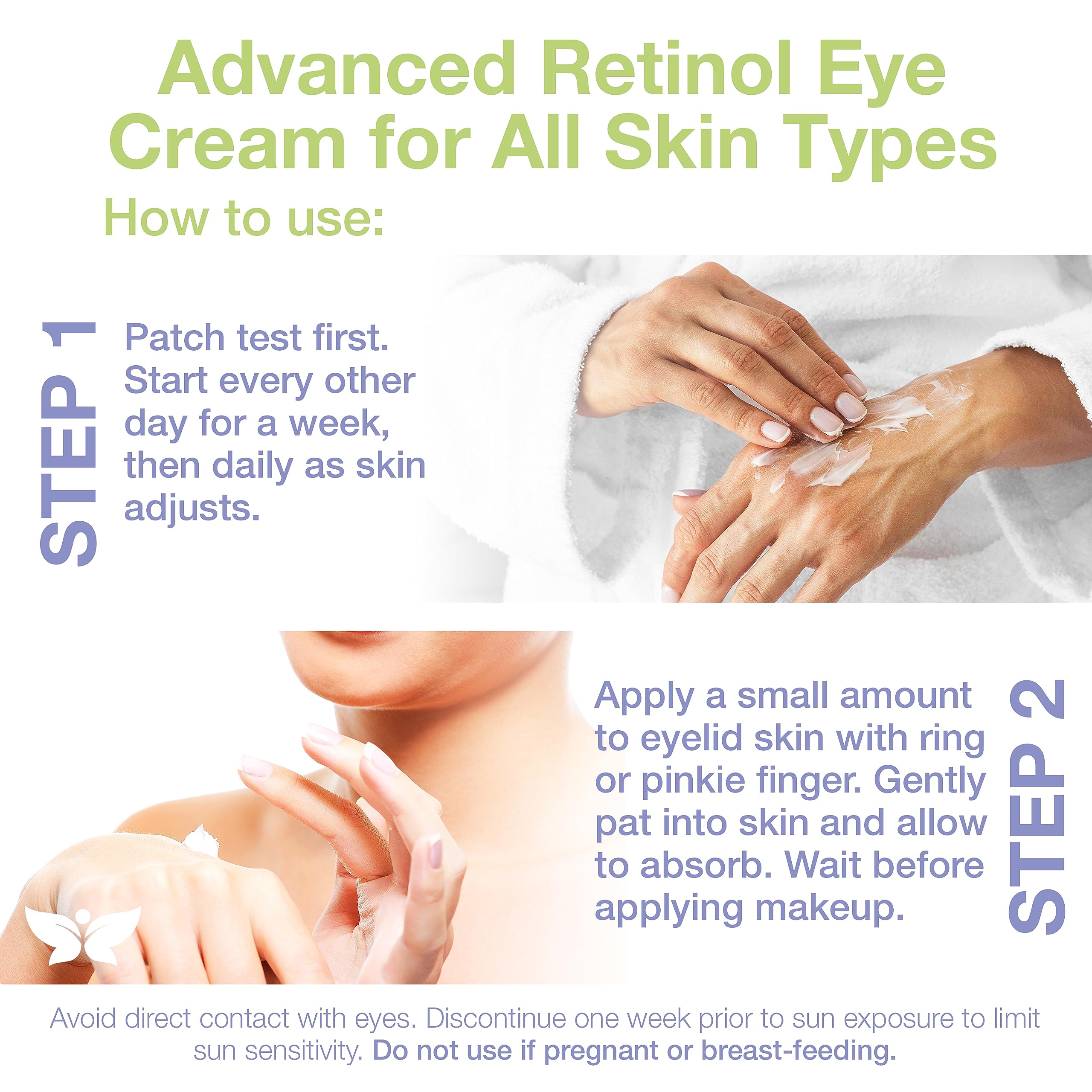 YOUN Beauty Retinol Eye Cream under-eye glow close-up showing improved texture.